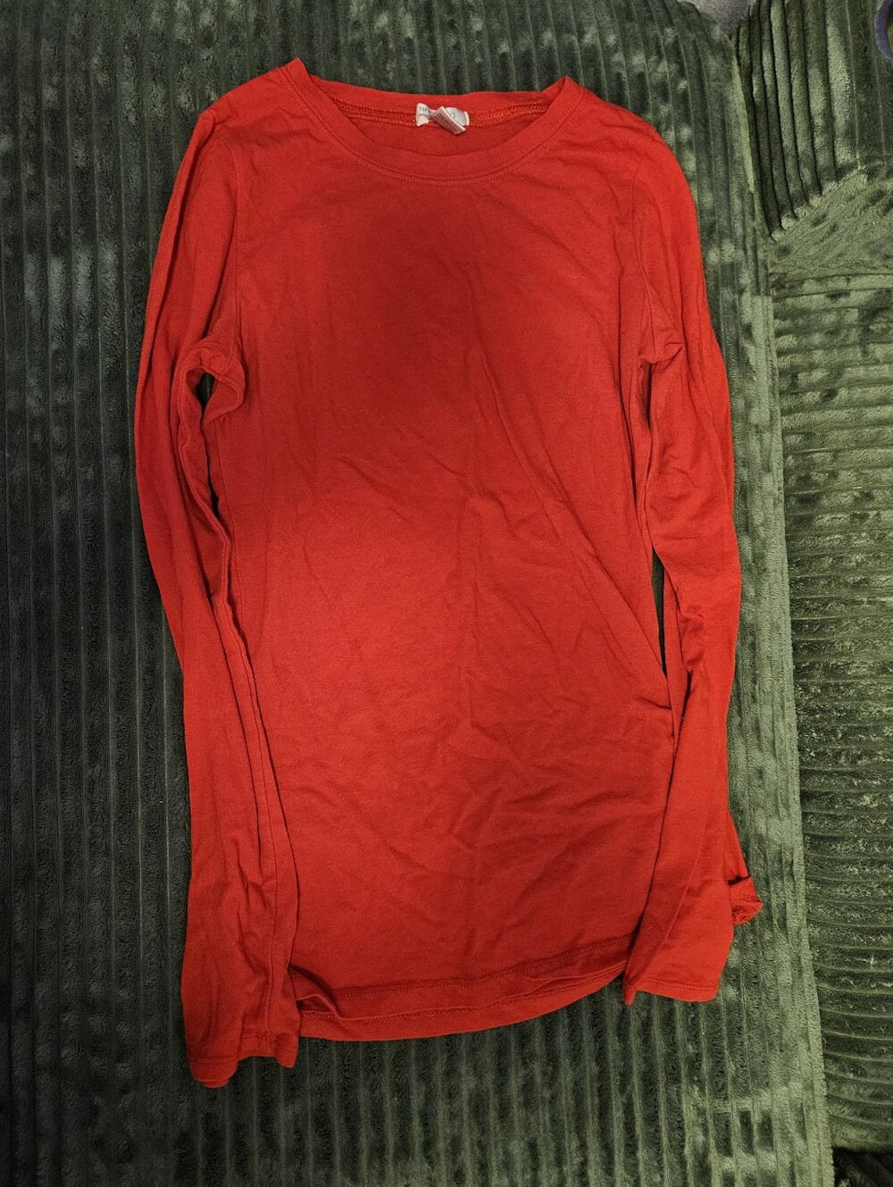 Bozzolo Red Long-Sleeve Women's Shirt